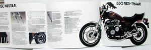 1983 Honda Nighthawk 550 Motorcycle Bike Dealer Sales Brochure CB550SC