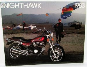 1983 Honda Nighthawk 750 Motorcycle Bike Dealer Sales Brochure CB750SC