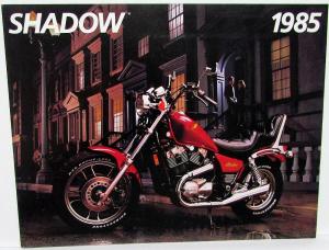 1985 Honda Motorcycle Bike Dealer Sales Brochure Shadow VT700C Folder