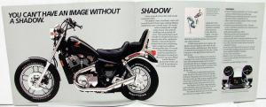 1985 Honda Motorcycle Bike Dealer Sales Brochure Shadow VT700C Folder