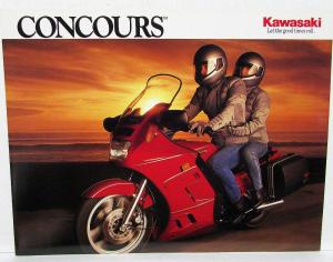 1990 Kawasaki Concours Motorcycle Dealer Sales Brochure ZG1000-A5