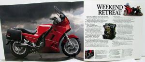 1990 Kawasaki Concours Motorcycle Dealer Sales Brochure ZG1000-A5