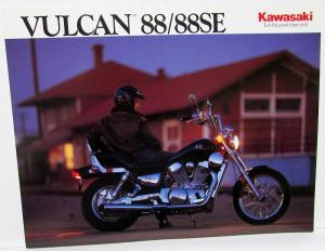 1990 Kawasaki Vulcan 88/88SE Motorcycle Sales Brochure Data Sheet VN1500-A4/B4