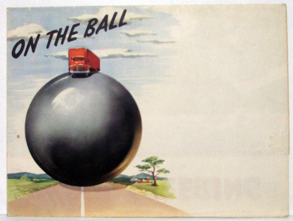 1952 Chevrolet Trucks Features Ball Gear Steering Sales Folder MAILER Original