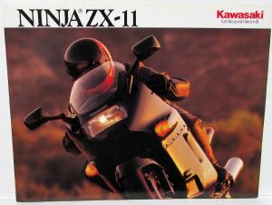 1990 Kawasaki Ninja ZX-11 Motorcycle Dealer Sales Brochure ZX1100-C1 Specs