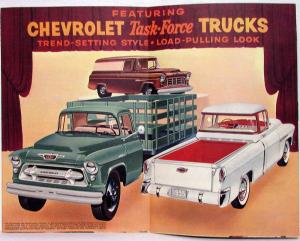 1955 Chevrolet All Truck Panel Pickup Suburban Fwd Control Stake Bus Sale Folder