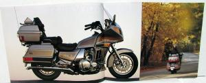 1991 Kawasaki Voyager VII Motorcycle Dealer Sales Brochure ZG1200-B5 Specs