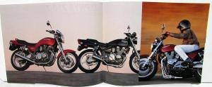 1991 Kawasaki Zephyr & 750 Motorcycle Dealer Sales Brochure ZR750-C1 ZR550-B2