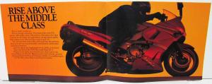 1990 Kawasaki Ninja ZX-6 Motorcycle Dealer Sales Brochure ZX600-D1 Specs