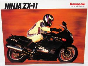 1992 Kawasaki Ninja ZX-11 Motorcycle Dealer Sales Brochure ZX1100-C3 Specs