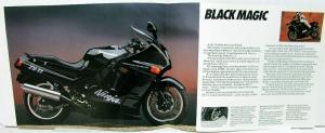 1992 Kawasaki Ninja ZX-11 Motorcycle Dealer Sales Brochure ZX1100-C3 Specs