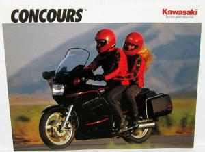 1992 Kawasaki Concours Motorcycle Dealer Sales Brochure Data Sheet ZG1000-A7