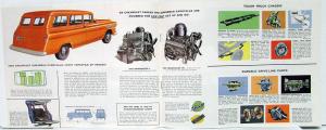 1959 Chevrolet Truck Panels and Sedan Delivery Color Sales Brochure Original