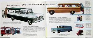 1960 Chevrolet Truck Suburban Carryalls Panel Revised Brochure Original