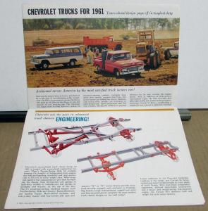 1961 Chevrolet Truck Full Line Models & Specifications Sales Folder REVISED R1