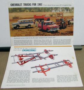 1961 Chevrolet Truck Full Line Models & Specifications Sales Folder REVISED R1
