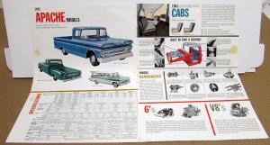 1961 Chevrolet Truck Full Line Models & Specifications Sales Folder REVISED R1