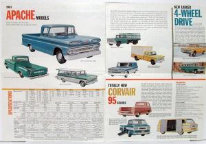1961 Chevrolet Truck Full Line Models & Specs Sales Folder FOREIGN MARKET