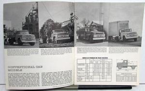 1963 Chevrolet Truck Chassis Cab Stake C L T 50 Thru 80 Sales Brochure Original