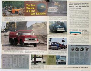 1963 Chevrolet Truck Full Line Reliability Tested Color Sales Folder Original