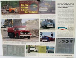 1963 Chevrolet Truck Full Line Reliability Tested Color Sales Folder R-1 REVISED