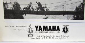 1964 Yamaha Omaha Trailmaster 80 Motorcycle Sales Brochure MGI 80 CC Trail Bike