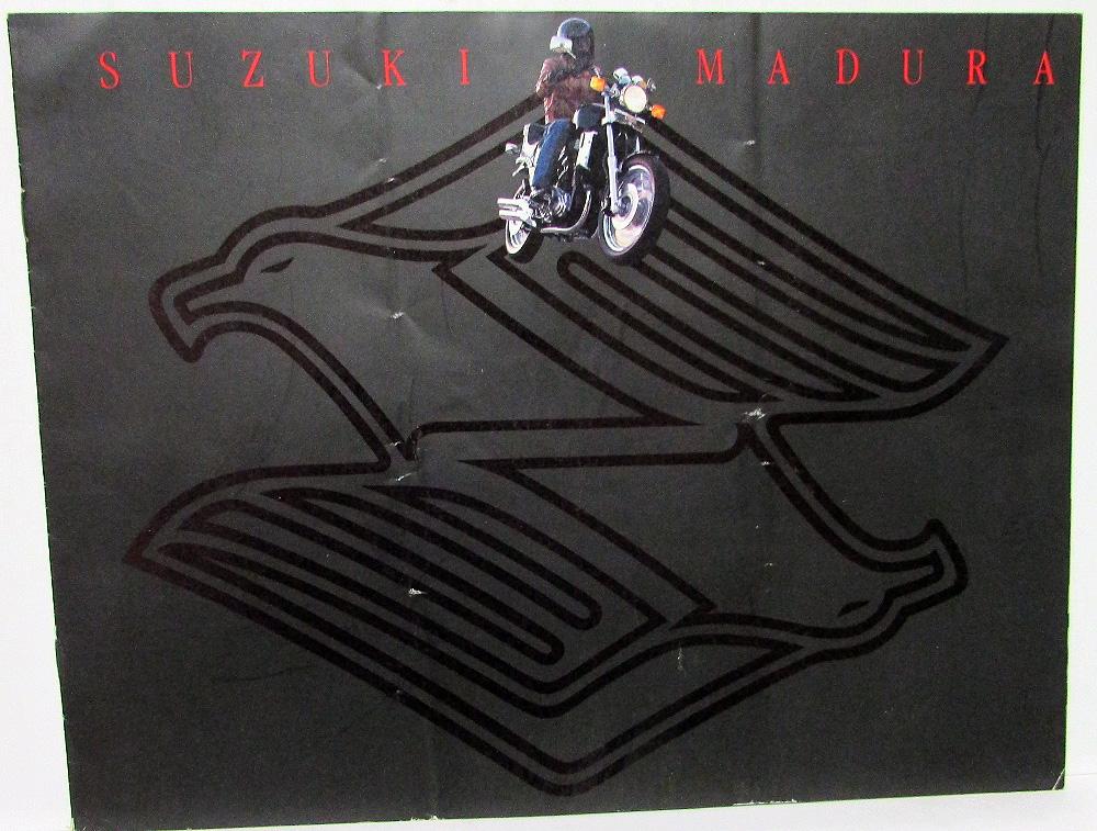 1985 Suzuki Madura GV 700 GLF & GV 1200 GLF Motorcycle Dealer Sales