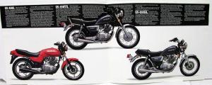 1983 Suzuki GS 450E TX & GA Motorcycle Dealer Sales Brochure Folder