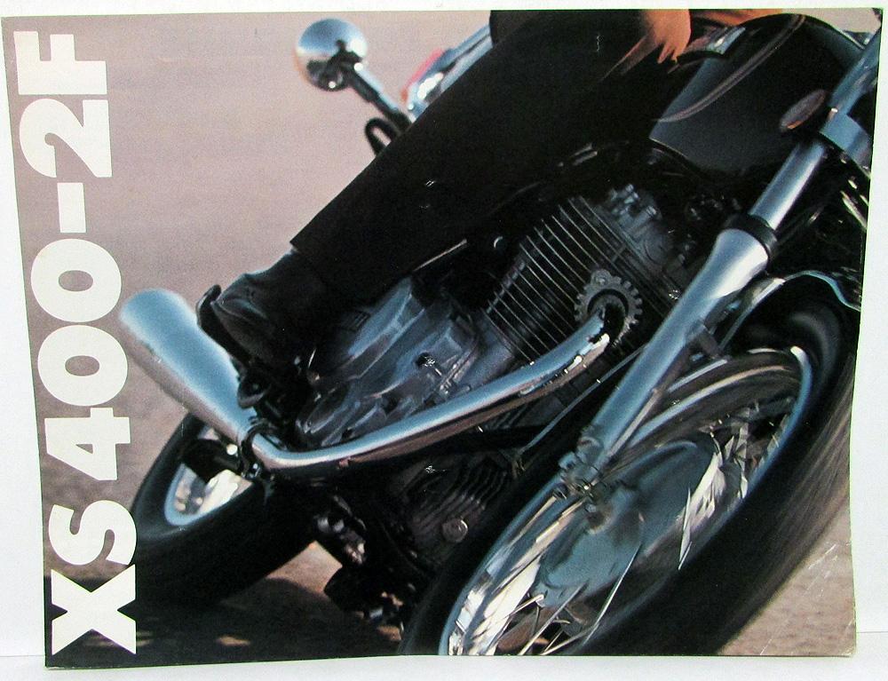1979 Yamaha XS 400-2F Motorcycle Dealer Sales Brochure Folder