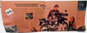 1990 Yamaha Motorcycle Dealer Sales Brochure Catalog Full Line FZR Virago YZ RT