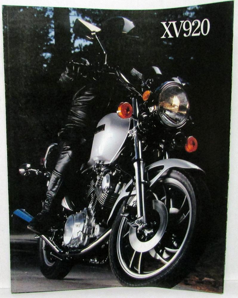 1982 Yamaha XV920 Motorcycle Dealer Sales Brochure V-Twin