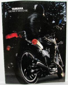 1982 Yamaha XV920 Motorcycle Dealer Sales Brochure V-Twin