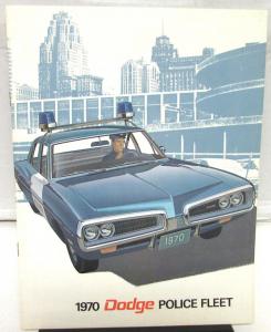 1970 70 NOS DODGE POLARA CORONET WAGON SPORTSMAN POLICE PURSUIT SALES BROCHURE