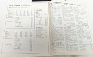 1970 70 NOS DODGE POLARA CORONET WAGON SPORTSMAN POLICE PURSUIT SALES BROCHURE