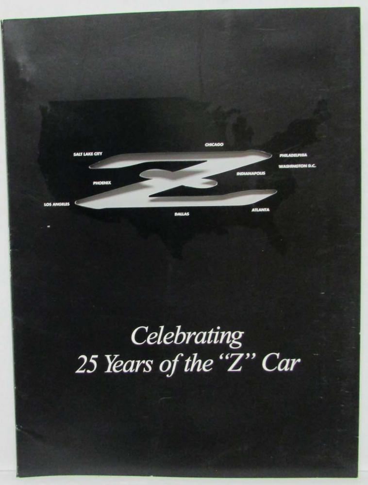 1995 Nissan Z Car 25th Anniversary Press Kit with Press Photos 240