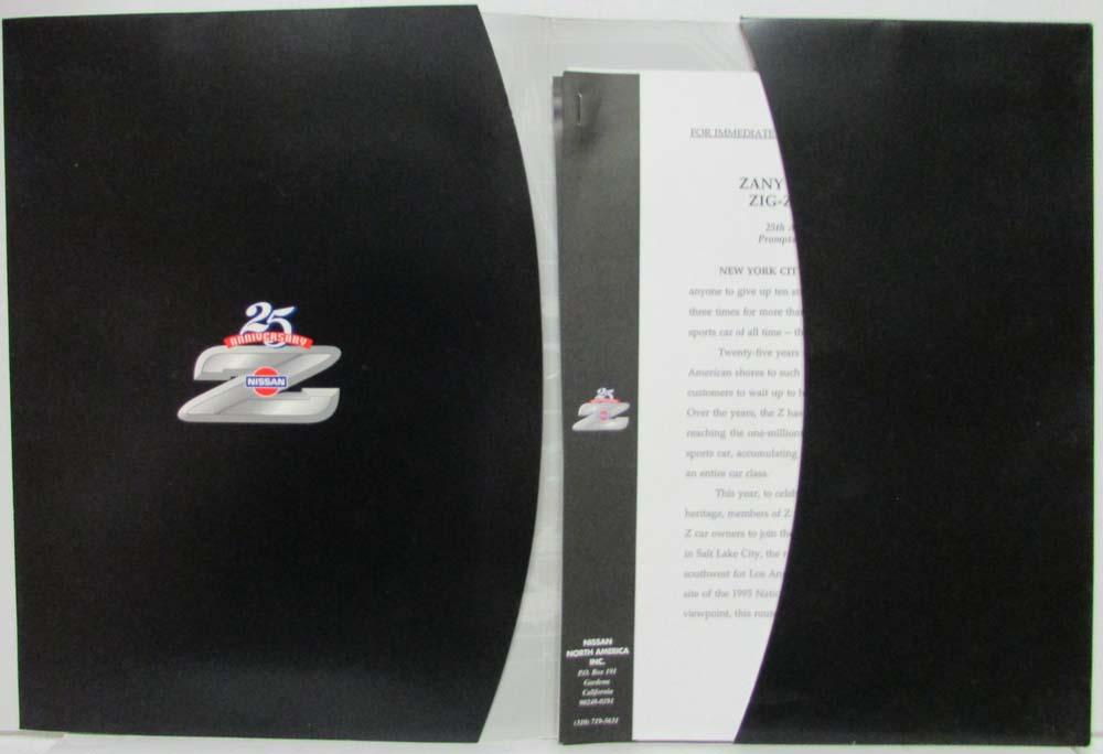 1995 Nissan Z Car 25th Anniversary Press Kit with Press Photos 240