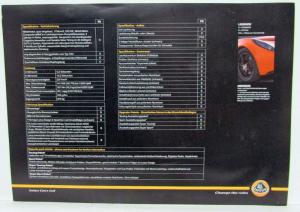 2006 Lotus Exige Spec Sheet - German Text