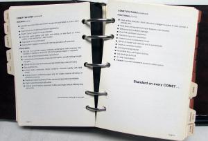 1976 Lincoln-Mercury Salesmens Product Information Data Book Cougar Continental