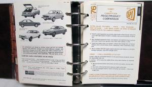 1976 Lincoln-Mercury Salesmens Product Information Data Book Cougar Continental