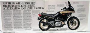 1983 Yamaha Motorcycle Dealer Sales Brochure Vision 550 Folder