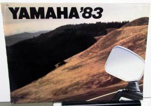1983 Yamaha Motorcycle Dealer Sales Brochure Folder Full Line Virago Venture YZ