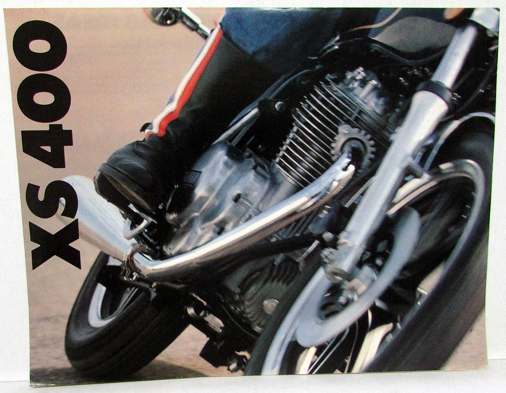 1979 Yamaha Motorcycle Dealer Sales Brochure Folder XS 400 Street Bike