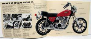 1979 Yamaha Motorcycle Dealer Sales Brochure Folder XS 750-SF