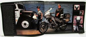 1986 Yamaha Motorcycle Dealer Sales Brochure Catalog Accessories Mystique