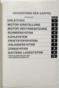 1980 Toyota Cressida Service Shop Repair Manuals Set of 3 - German Text