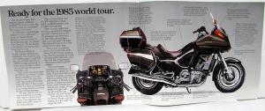 1985 Yamaha Motorcycle Dealer Sales Brochure Folder Venture Royale