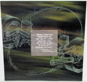 1998 Lincoln Town Car Sample Direct Marketing Program Preview Supplied to Dealer