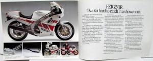 1988 Yamaha Performance Motorcycle Dealer Sales Brochure FZR 400 750R 1000