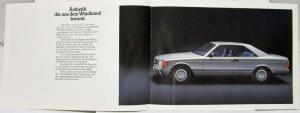 1981 Mercedes-Benz 380 500 SEC and Commemorative Plate Pics - German Text