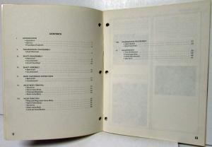 1980-1984? Honda D4 4-Speed Auto Transmission Training Workbook Civic Accord